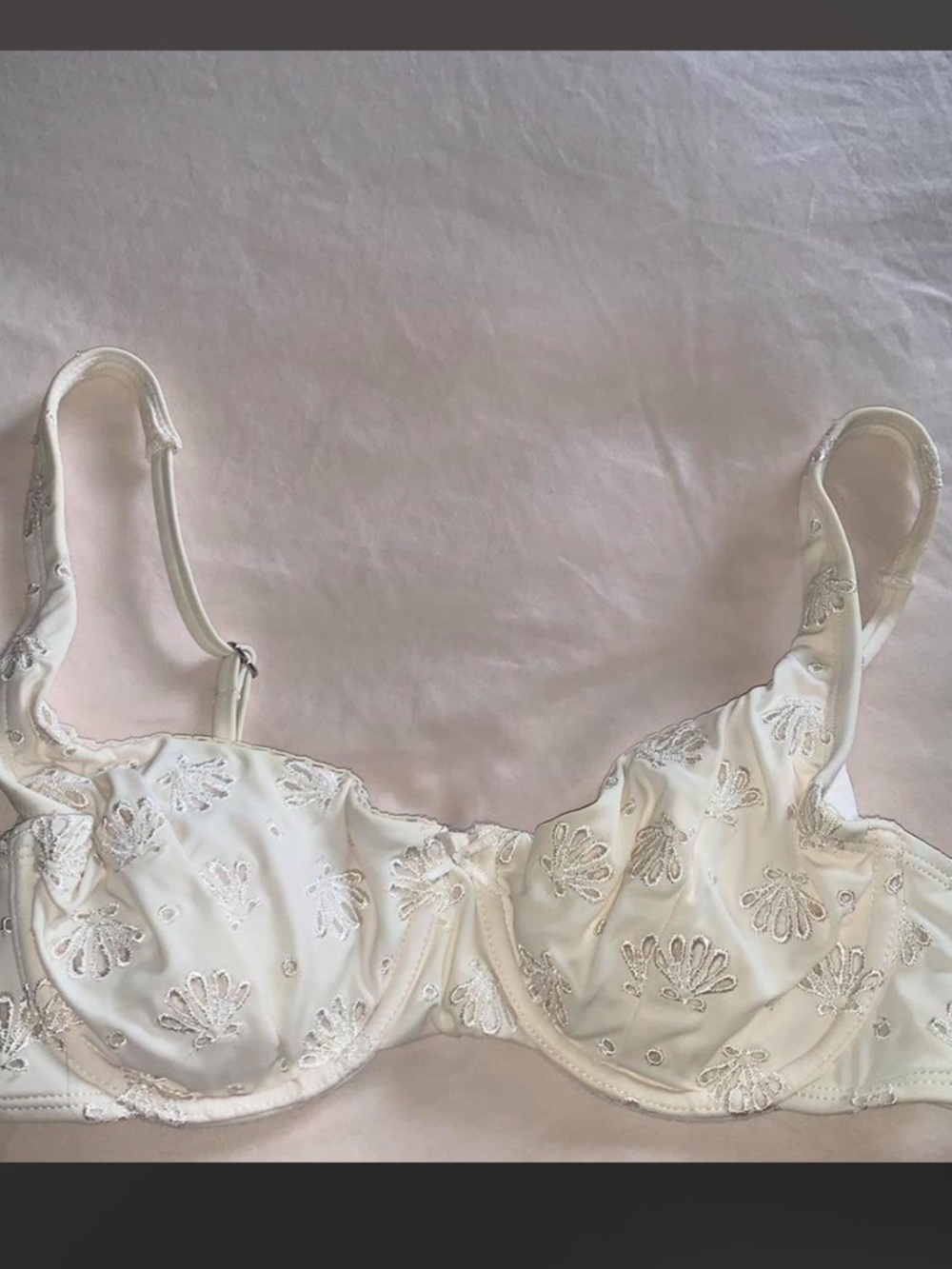 wild fable White Embroidered Underwire Bra